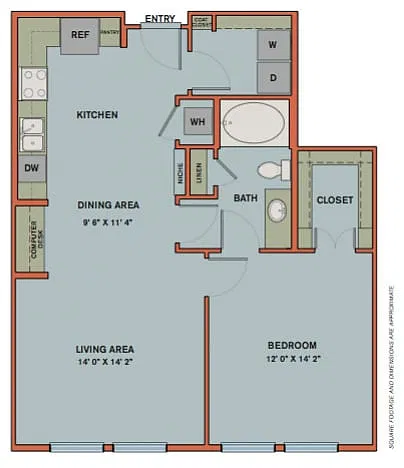 Floor plan A71