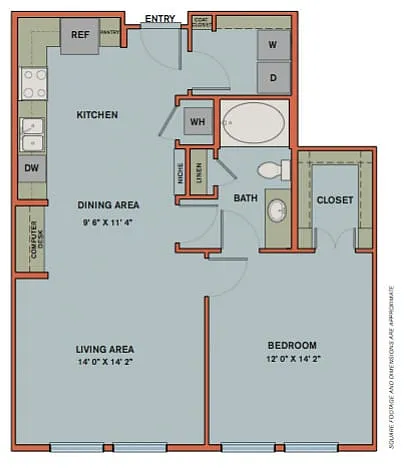 Floor plan A71