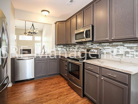 Spacious kitchen with plenty of storage.