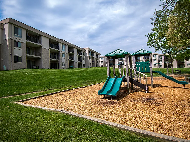 Wooded Playground Area