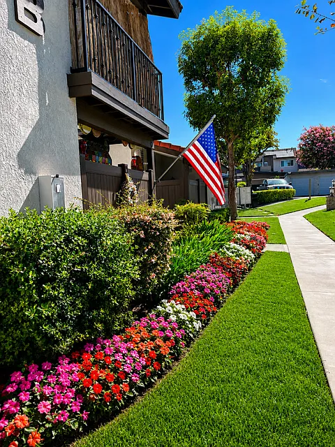REMODELED BALCONY AND PRIVATE PATIO - BEAUTIFUL PROPERTY WITH GORGEOUS WALKWAYS