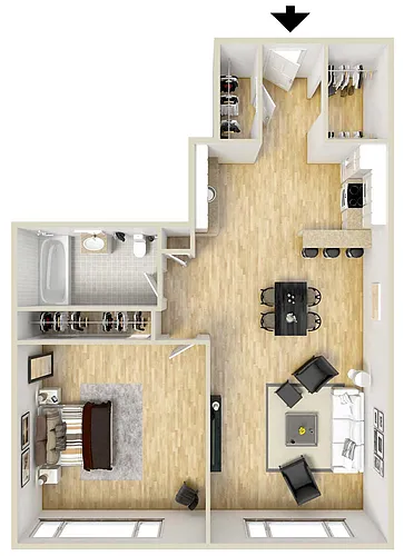 Floor plan Midsize