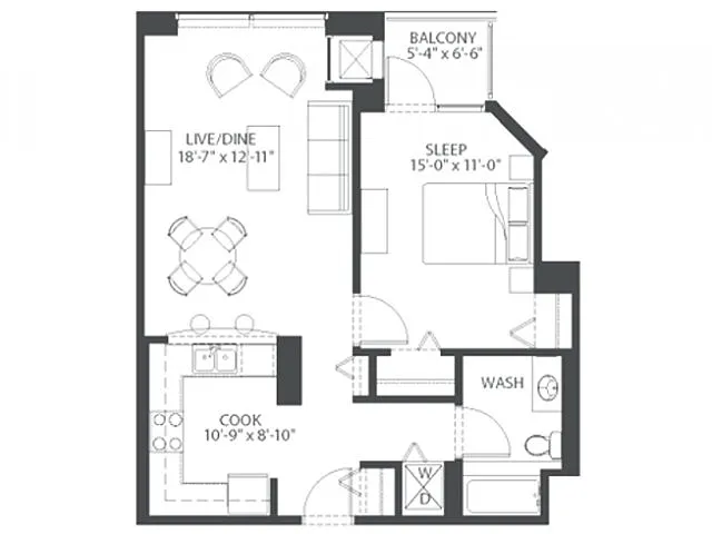 Floor plan Trendy