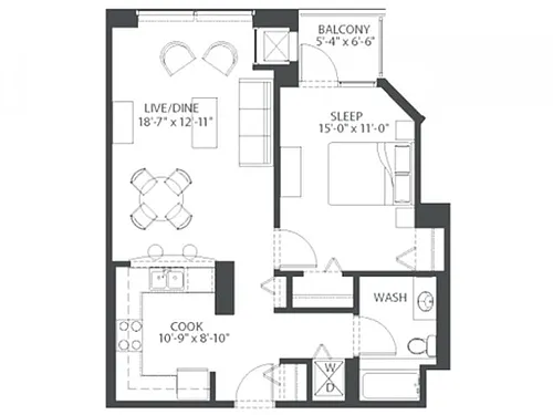 Floor plan Trendy