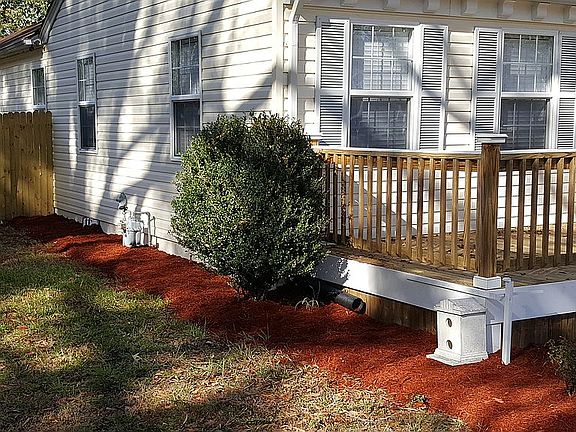 front view new landscaping