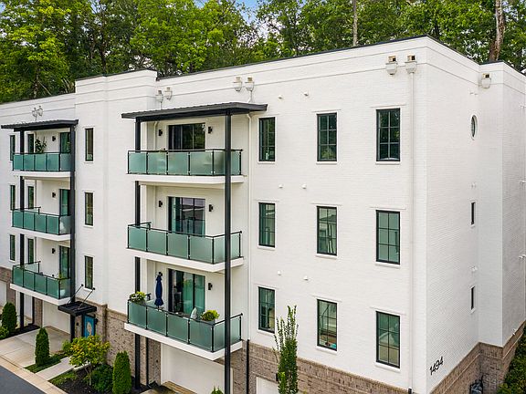 Gated Distinctive Art Moderne Condo Flats in the Heart of Atlanta s Druid Hills