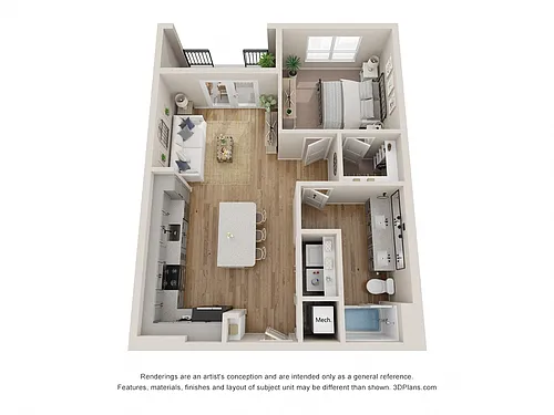 Floor plan A1C