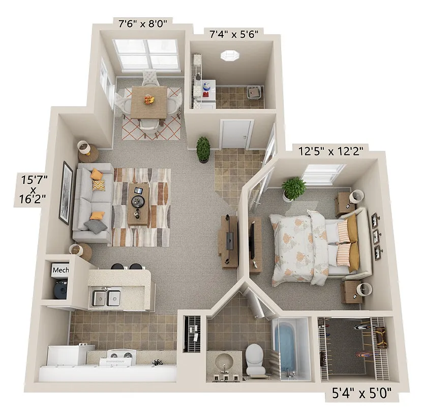 Floor plan A1