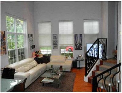 custom hand scraped bamboo flooring throughout