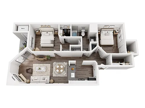 Floor plan Langley Lower