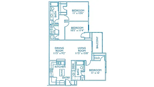 Floor plan Ogelthorp