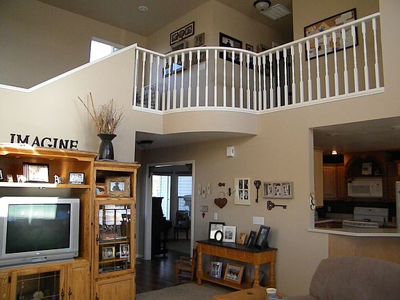 2 story living room