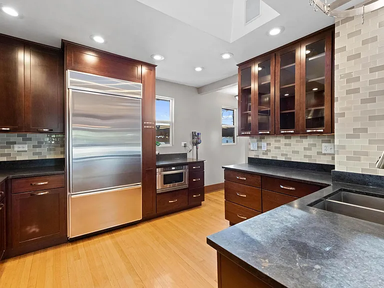 Main floor kitchen with high end appliances