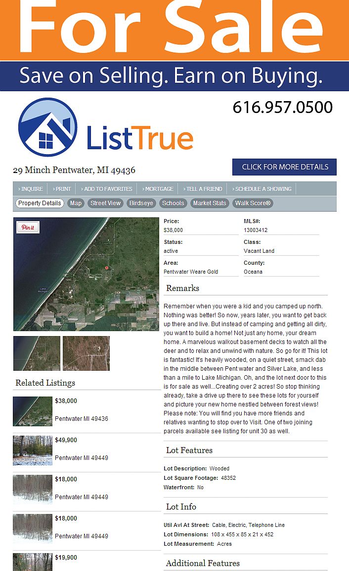 30 Minch, Pentwater, MI 49436 Zillow