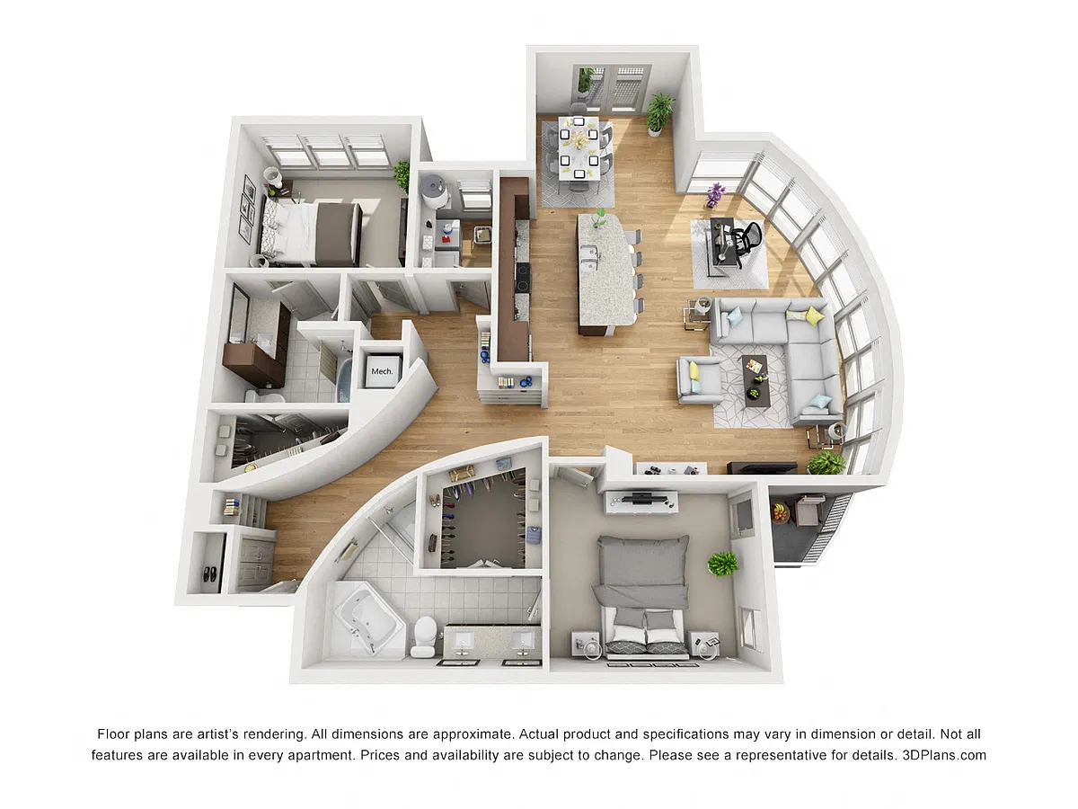 Floor plan B4 Oak