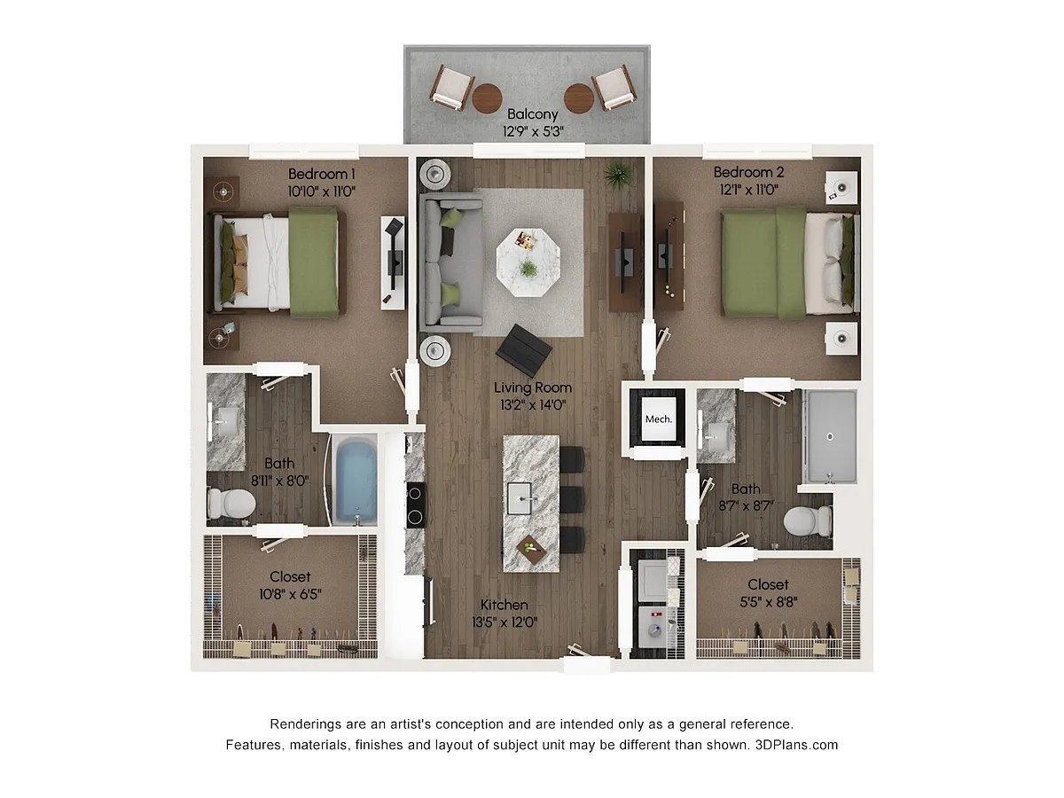 Floor plan B1-A