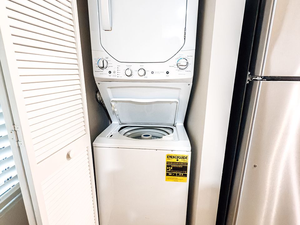 In unit washer and dryer