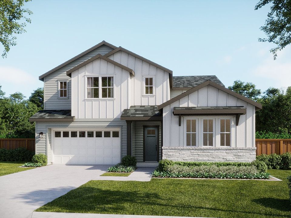 Azure at Francis Ranch by Trumark Homes in Dublin, CA Residence 1A Traditional Farmhouse
