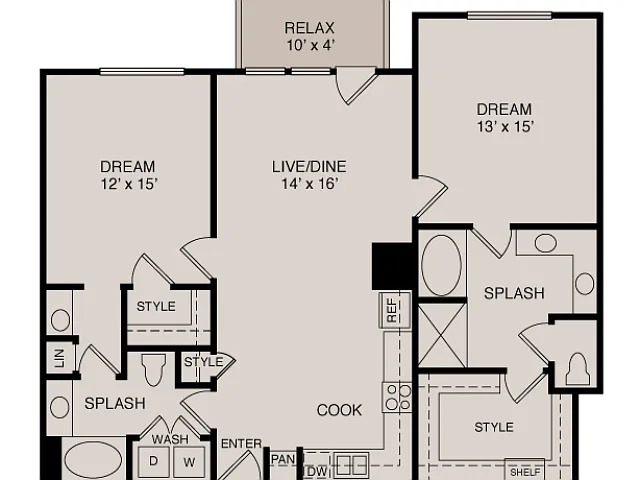 Floor plan B3 2-2