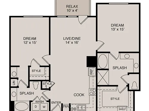 Floor plan B3 2-2