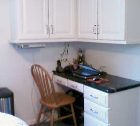 Room to keep connected even in kitchen.