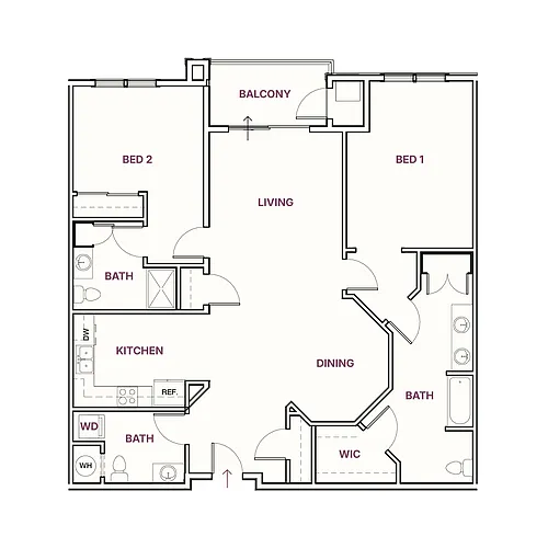 Floor plan Blair