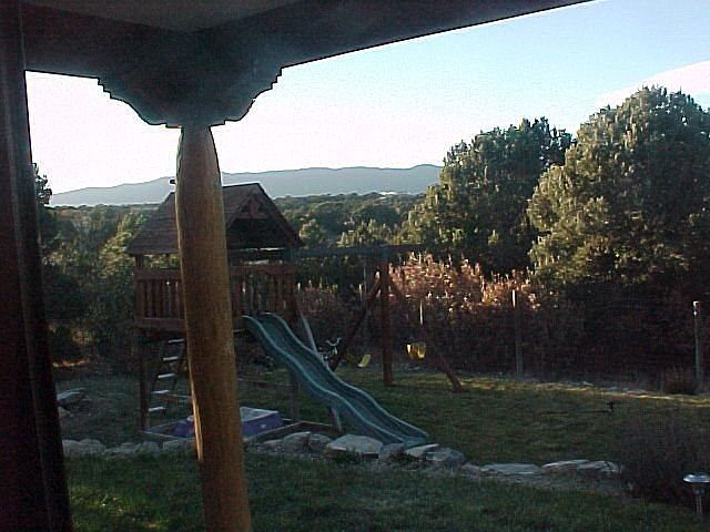 Back yard and view