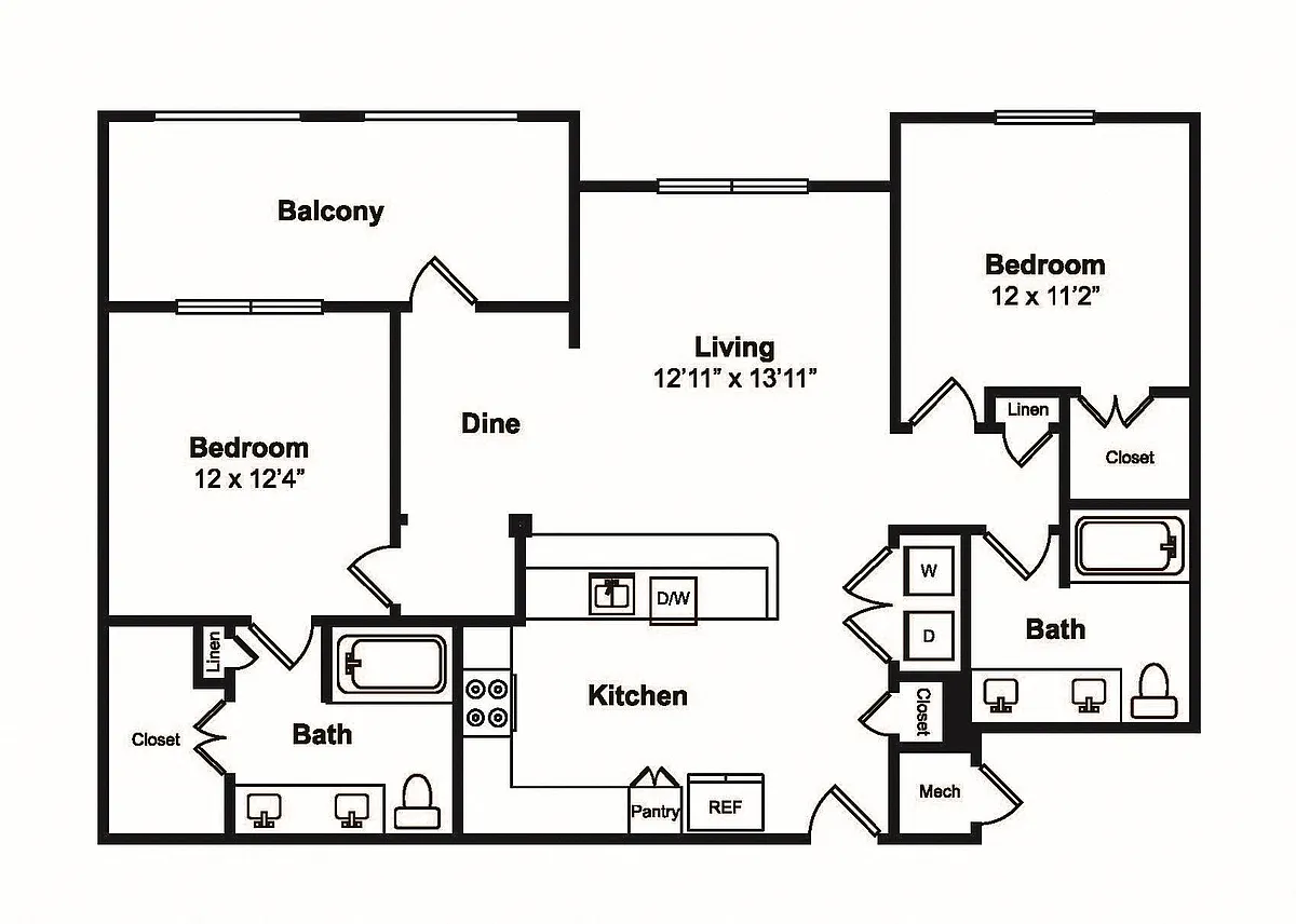 Floor plan B3