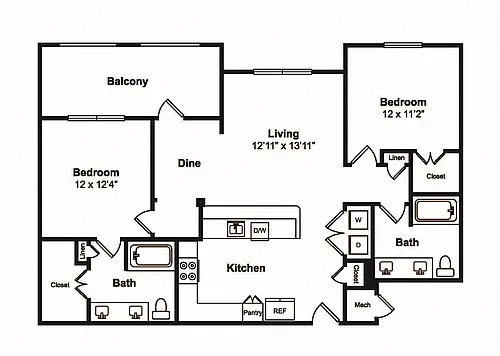 Floor plan B3