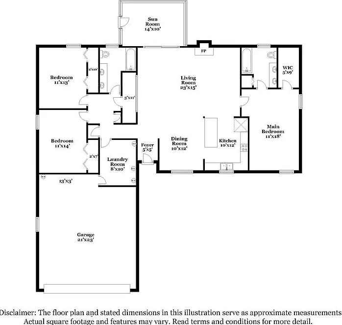 3 bed, 2.0 bath, 1720 sqft, $2,210 — Photo 2