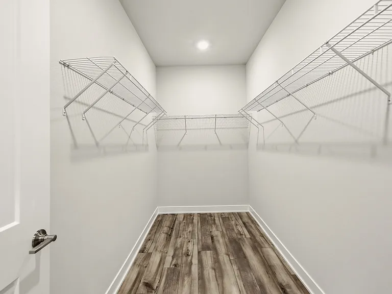 Spacious Walk In Closet off Master Bathroom