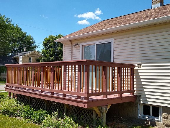 South side deck