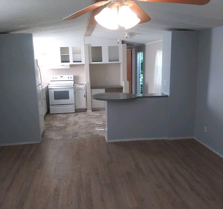 Living room and kitchen