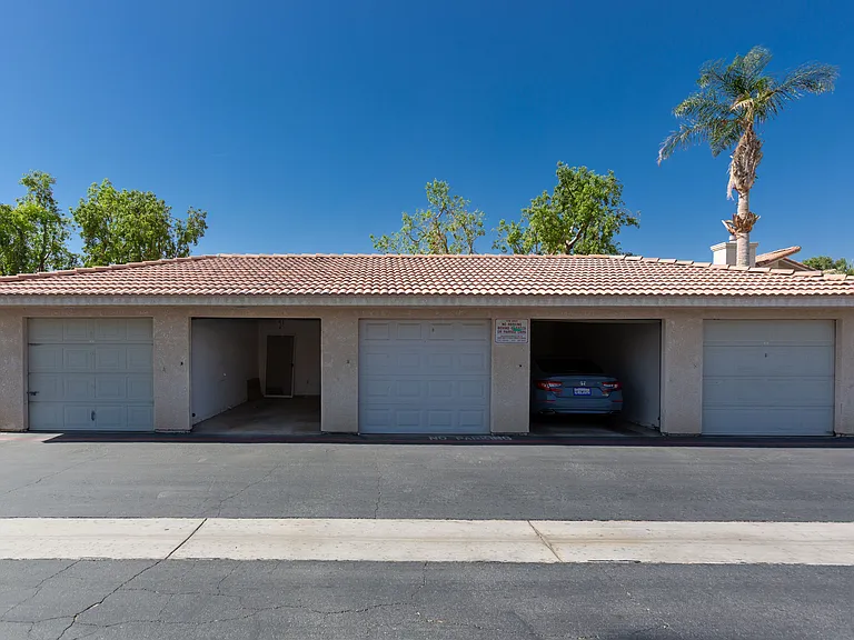 One car detached garage.