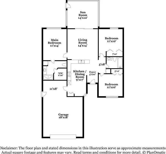 3 bed, 2.0 bath, 1114 sqft, $2,230 — Photo 2