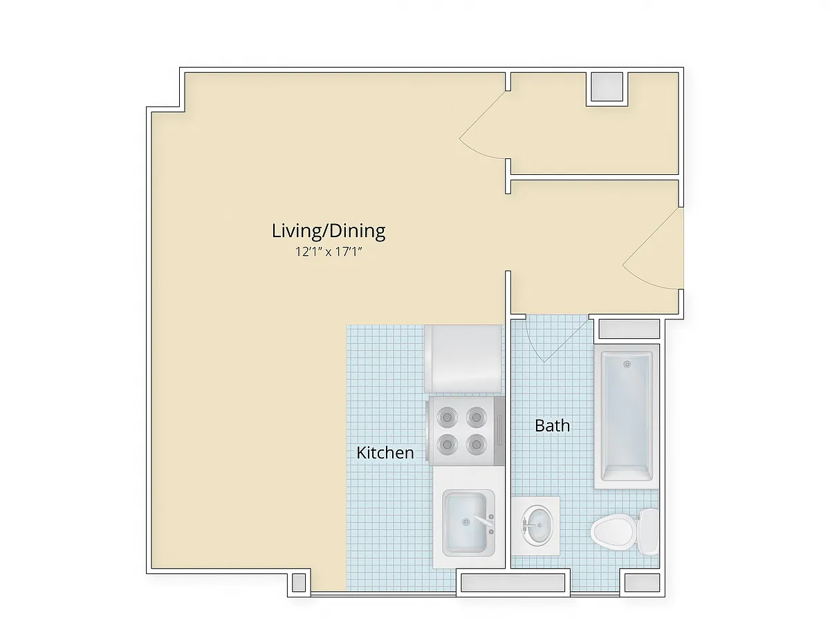 Floor plan Studio