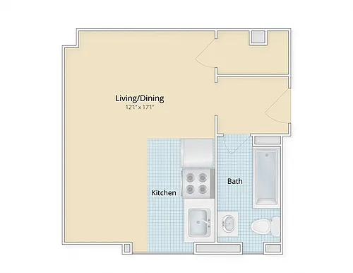 Floor plan Studio