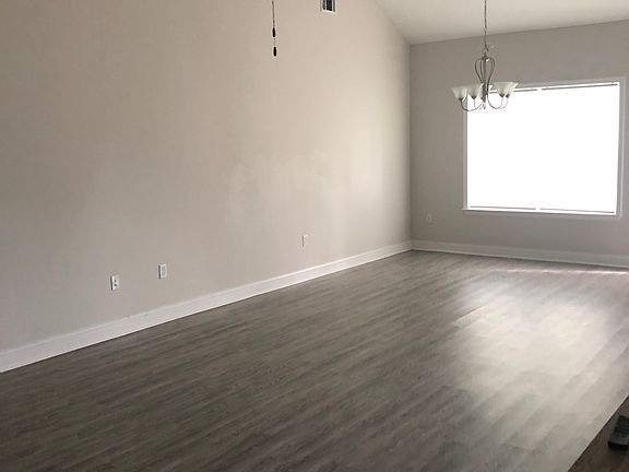 spacious living room and dinning area