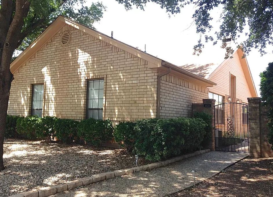 Front of Home Beautifully landscaped for easy maintenance. This home has some great updates and is newly painted.