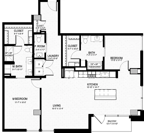 Floor plan B51