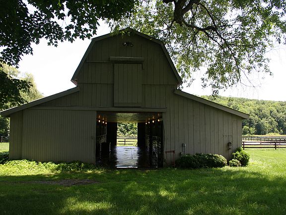 Stable view from house