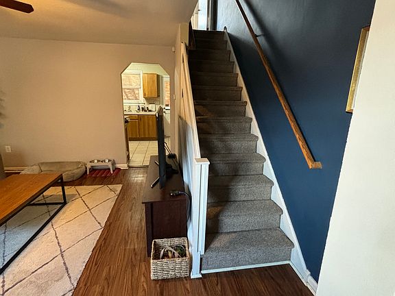 Family room and stairs