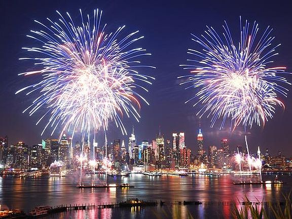Fireworks on the Hudson