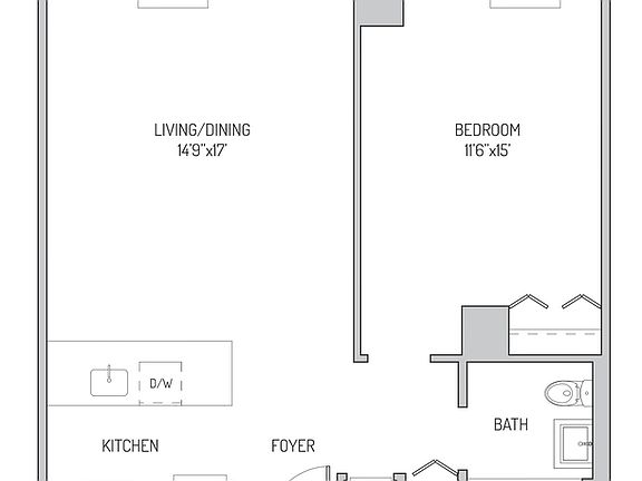 2nd image of 81 Fleet Pl APT 6C