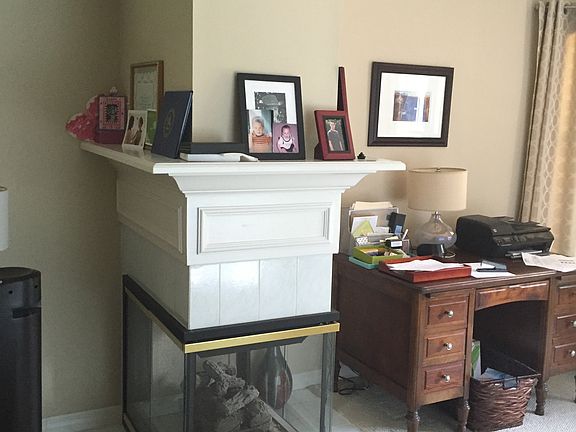 Fireplace. Master bedroom