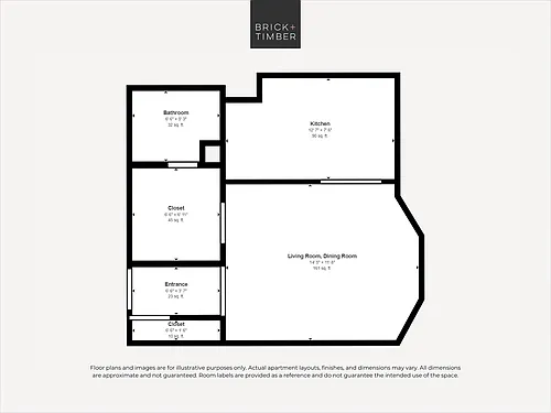 Floor plan Studio