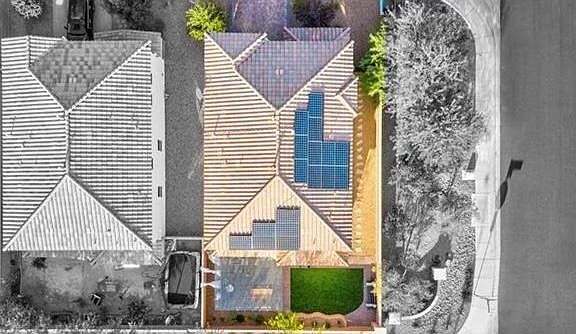 Solar panels which makes a low electricity bill