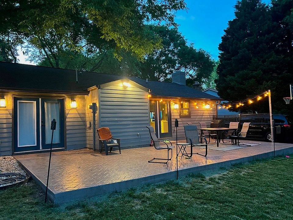 Back Patio at night
