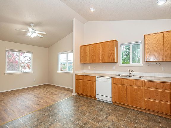 Great views from the living room and kitchen.