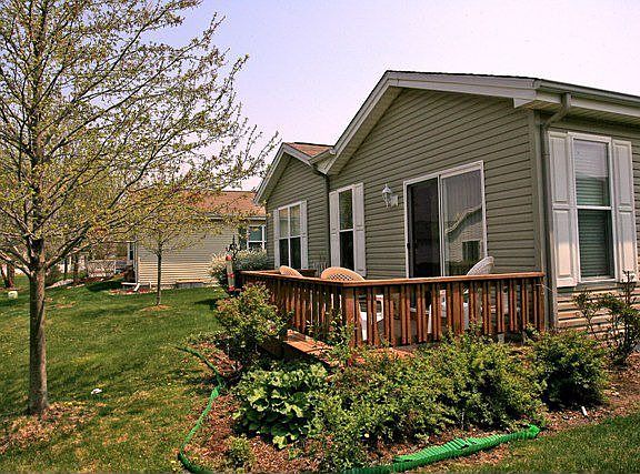 Back exterior and deck